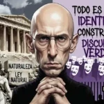 Caricatura de Michel Foucault